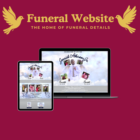 Jerrick Website Template | Funeral Website
